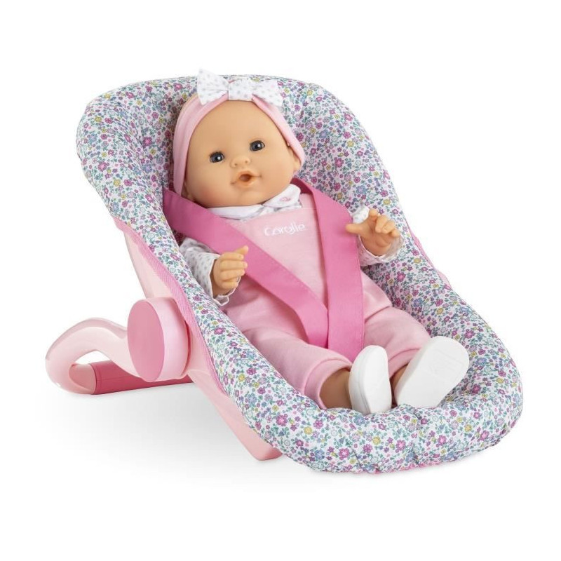 Floral doll carrier for 36 and 42 cm dolls