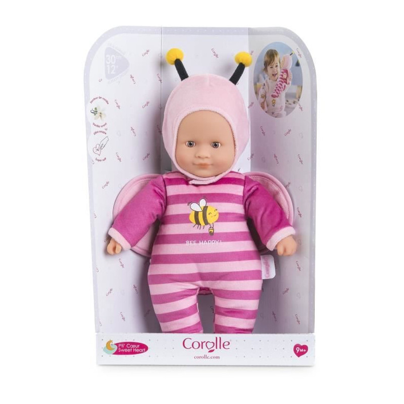 Baby doll - COROLLE - Pti' Coeur Abeille - 30 cm - vanilla scent - fro