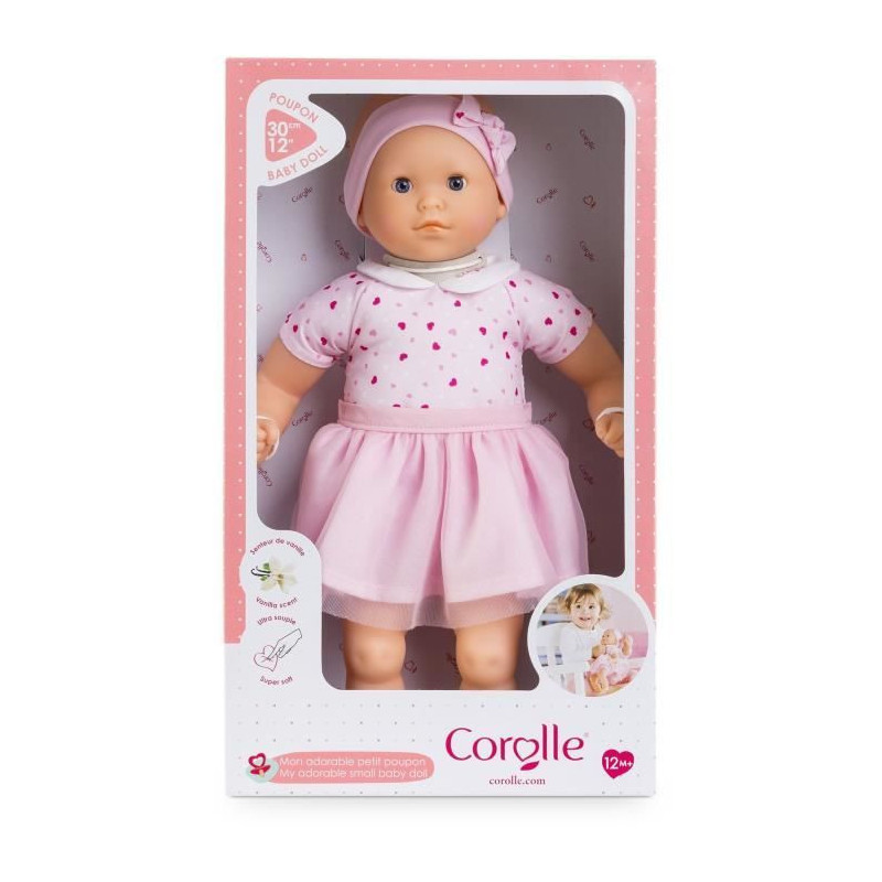 Baby Doll - COROLLE - My Adorable Little Hearts Baby Doll - 30 cm - fr