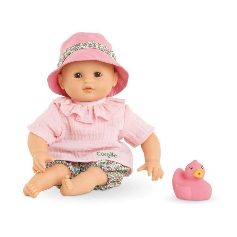 Baby Doll - COROLLE - Baby Bath Coralie - 30 cm - bath toy - from 18 m