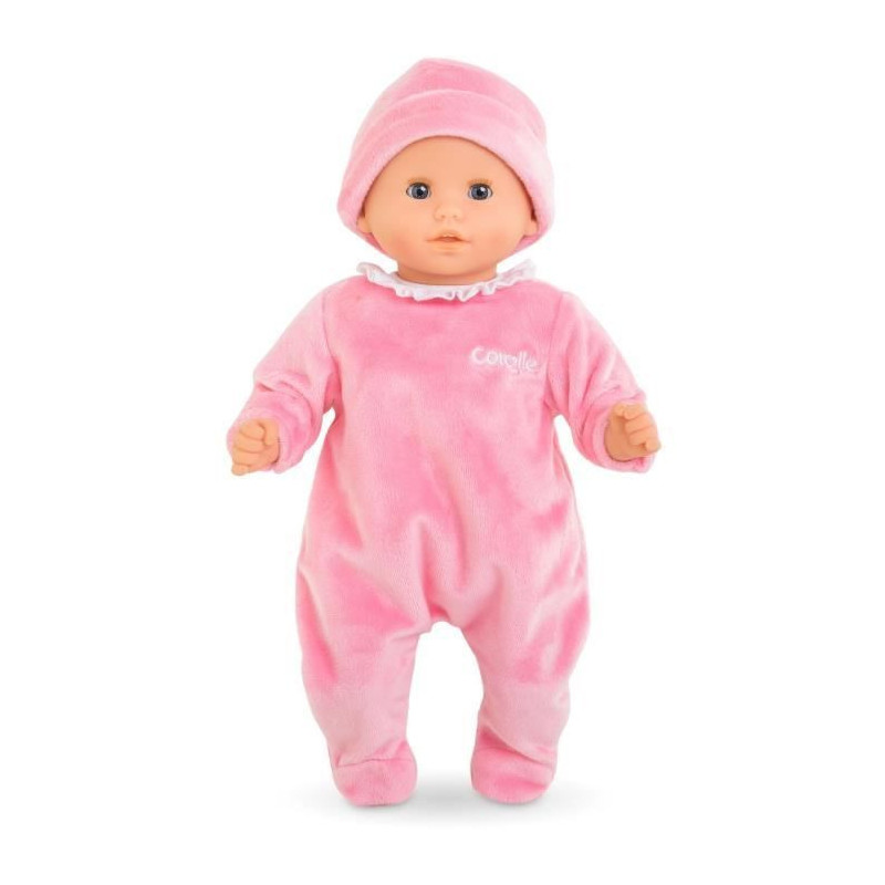 Pink Pajamas and Hat - COROLLE - Clothing - For 30cm Doll - From 18 mo