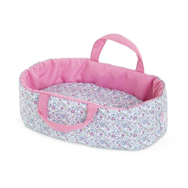 Baby doll accessories - COROLLE - Floral bassinet - for 30 cm baby dol