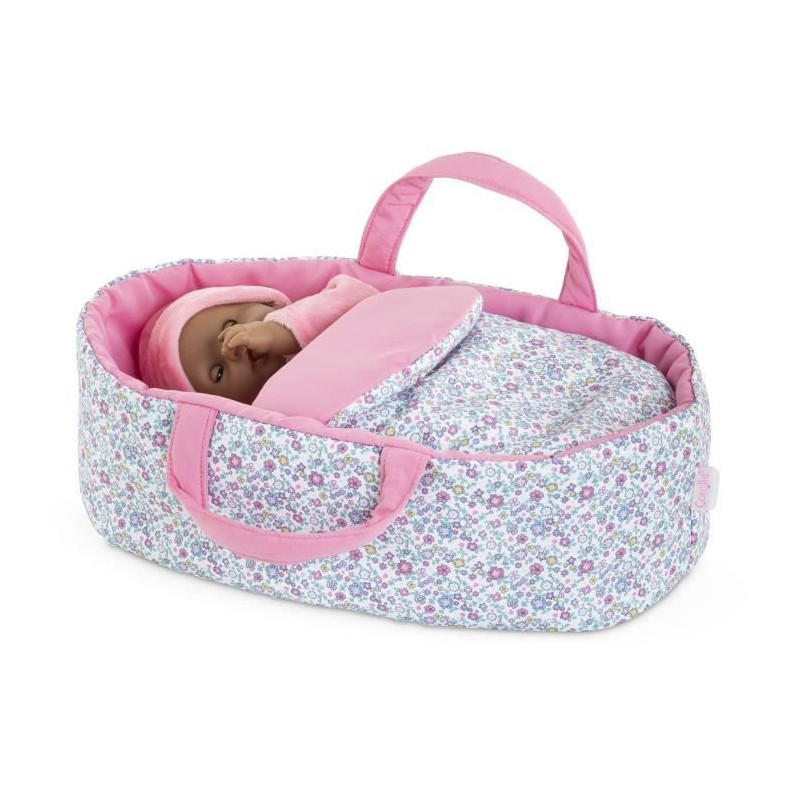 Baby doll accessories - COROLLE - Floral bassinet - for 30 cm baby dol
