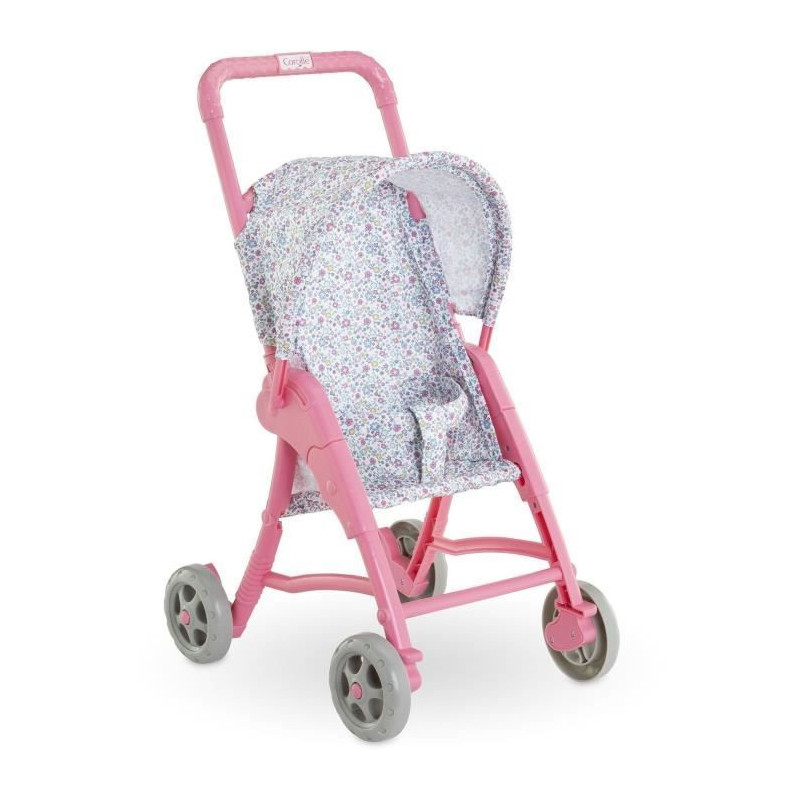 Baby doll accessories - COROLLE - Floral stroller - for 30 cm baby dol