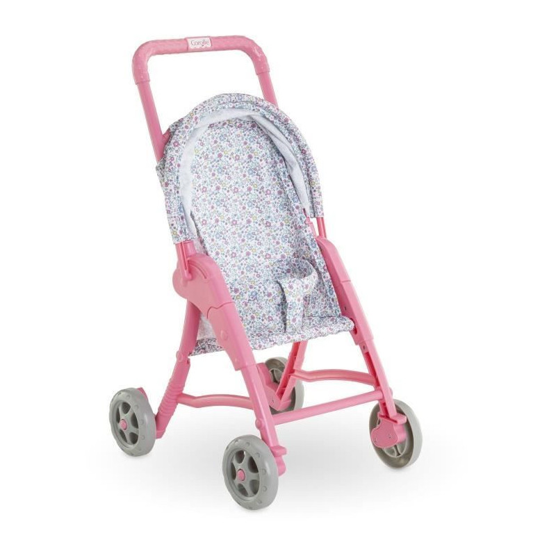 Baby doll accessories - COROLLE - Floral stroller - for 30 cm baby dol