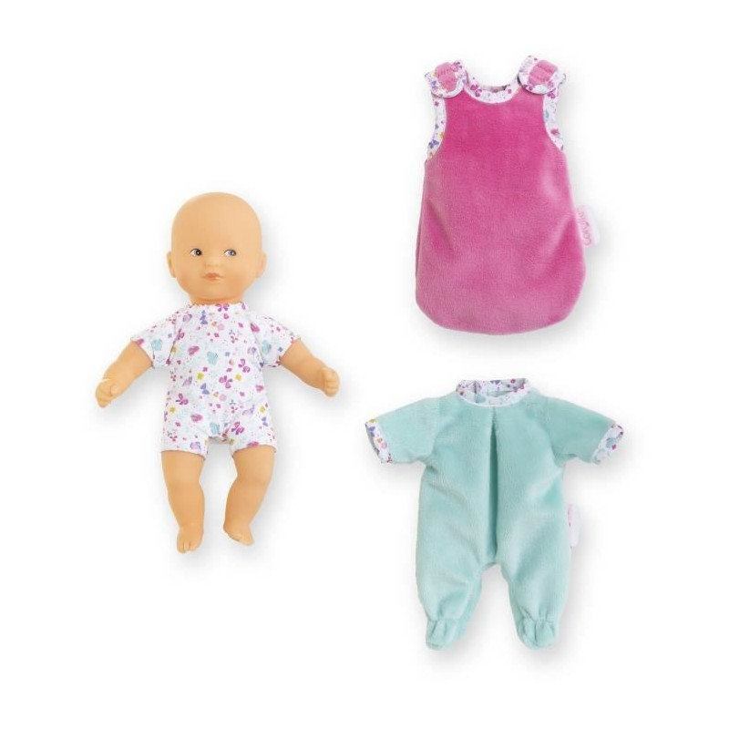 Baby doll - COROLLE - Mini Calin Bonne Nuit Papillons - 20 cm - 2 acce