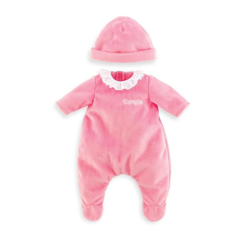 Pink Pajamas and Hat - COROLLE - Clothing - For 36cm Doll - From 2 yea