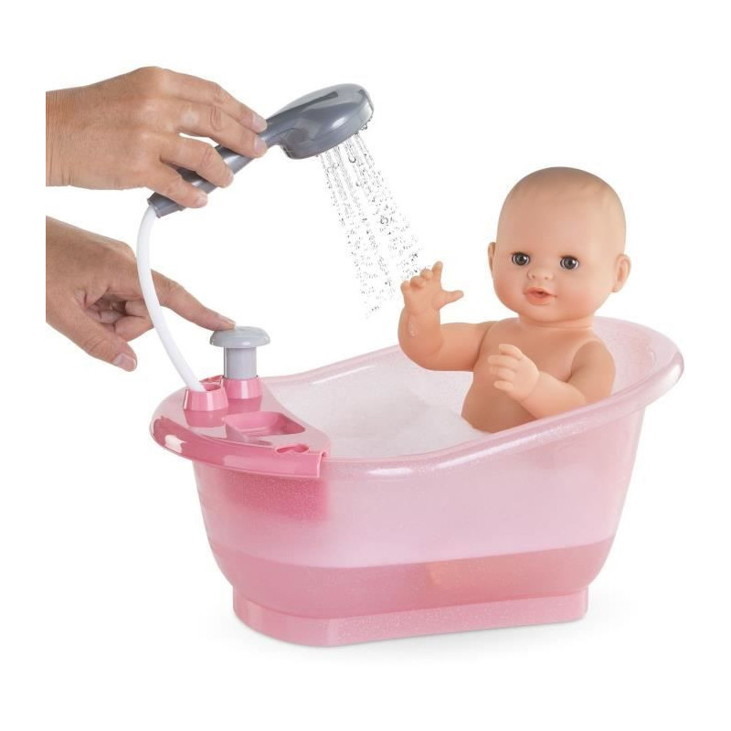 Baby doll accessory - COROLLE - Bathtub for 30 and 36cm baby doll - Fr