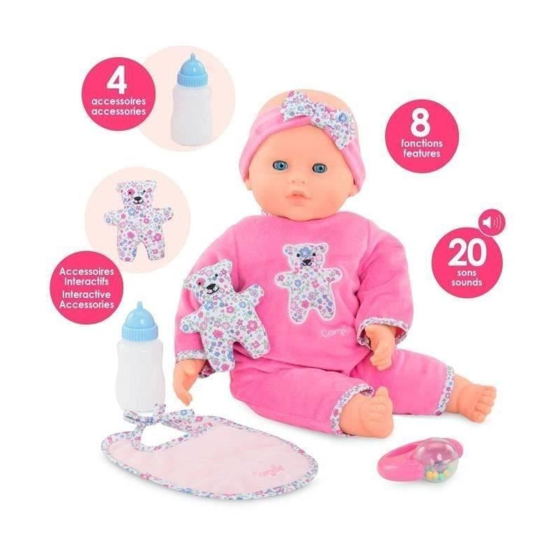 Large interactive Lucille baby doll - COROLLE - Mon Grand Poupon - 42c