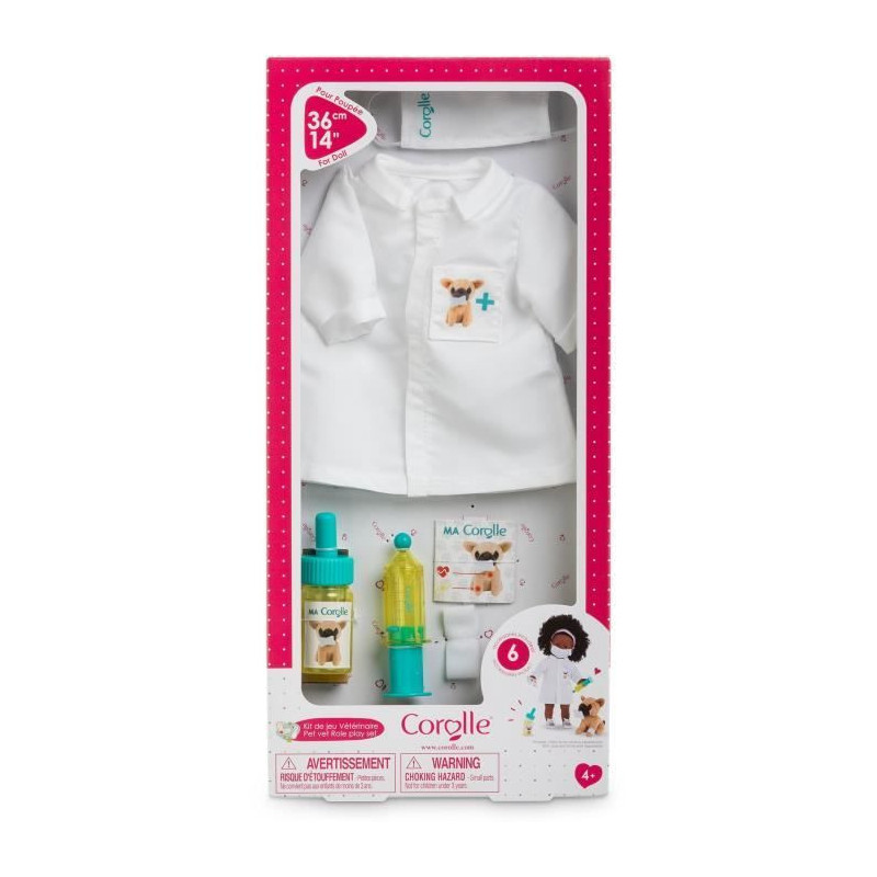 Doll accessories - COROLLE - Veterinarian Play Kit - For 36 cm doll -