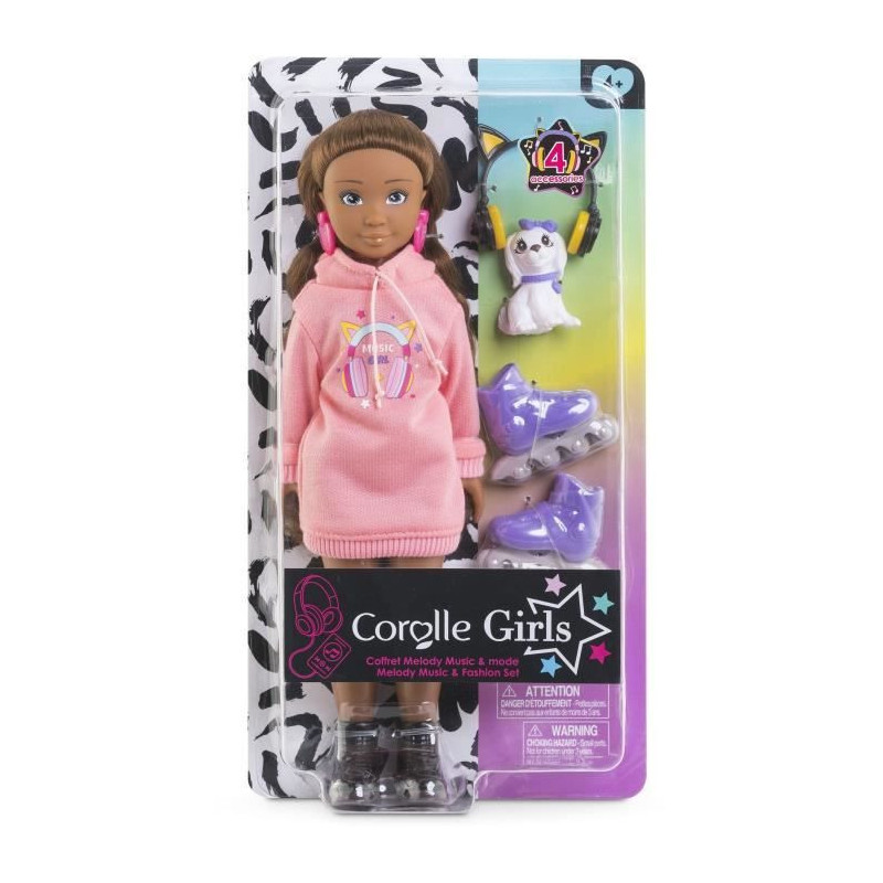 Fashion doll - COROLLE - Melody Music & Mode - 28 cm - 4 accessories -