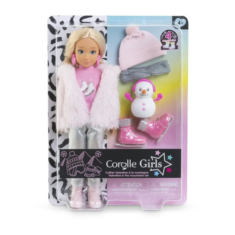 Fashion doll - COROLLE - Valentine a la Montagne - 28 cm - 4 accessori
