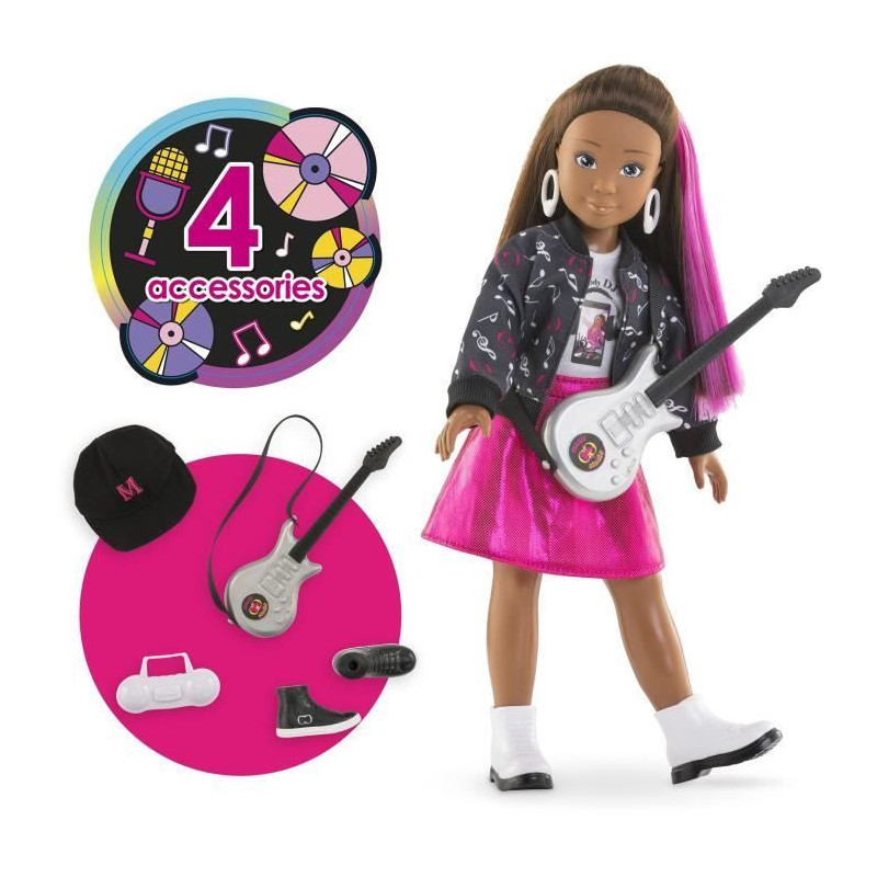 Fashion doll - COROLLE - Melody Music Studio - 28 cm - 4 accessories -