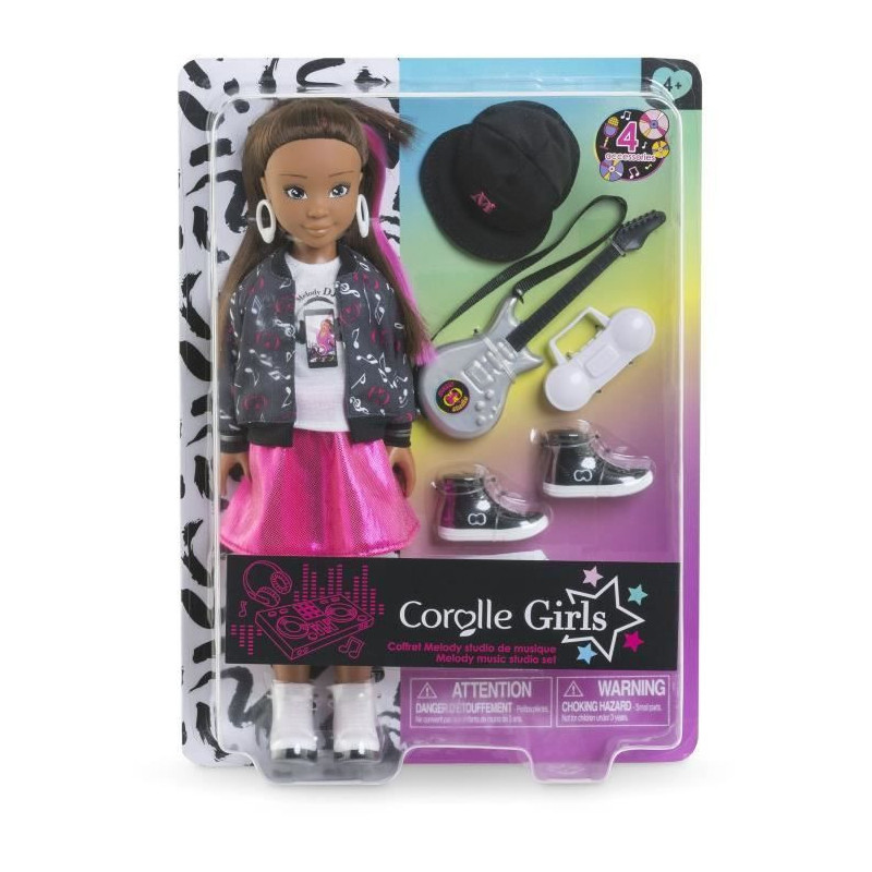 Fashion doll - COROLLE - Melody Music Studio - 28 cm - 4 accessories -