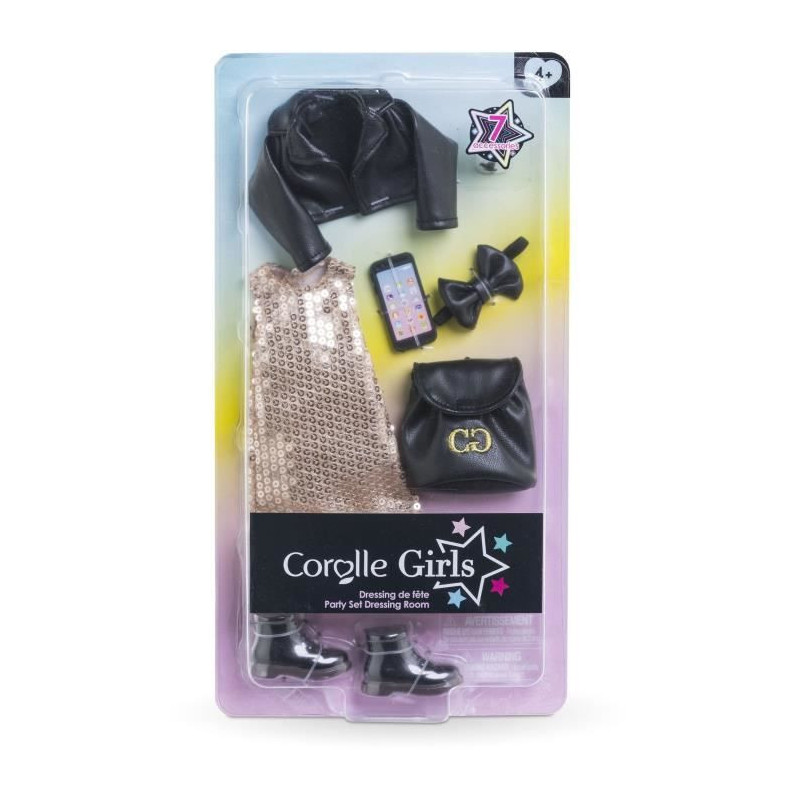 Doll accessories - COROLLE - Party dressing - For 28 cm mannequin doll