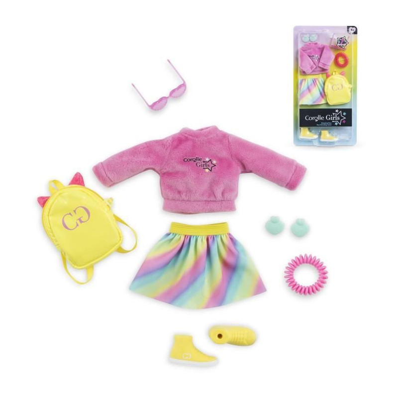 Doll accessories - COROLLE - Fluo dressing room - For 28 cm mannequin