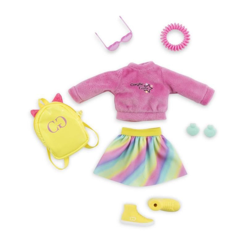 Doll accessories - COROLLE - Fluo dressing room - For 28 cm mannequin