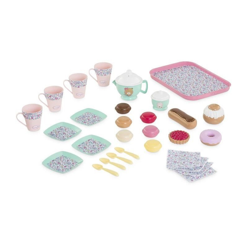 Baby accessories - COROLLE - My Tea and Snack Dinette - 30 accessories