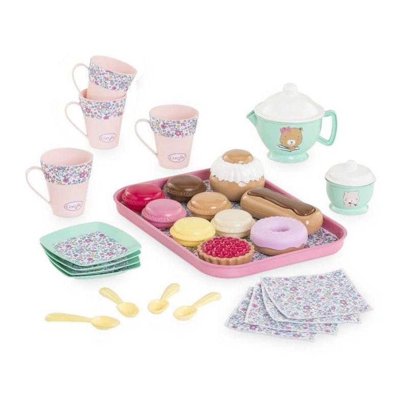 Baby accessories - COROLLE - My Tea and Snack Dinette - 30 accessories
