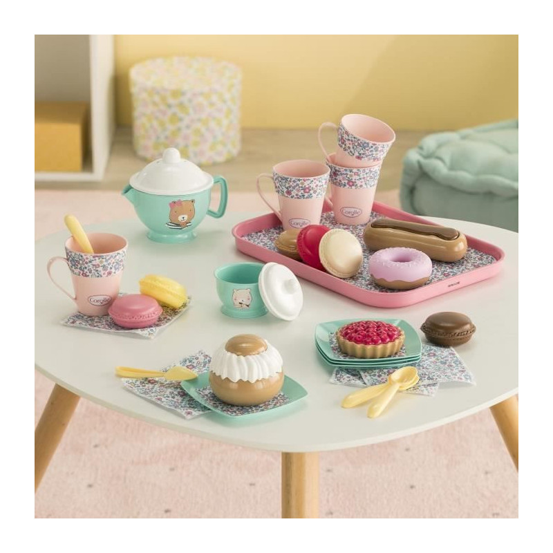 Baby accessories - COROLLE - My Tea and Snack Dinette - 30 accessories