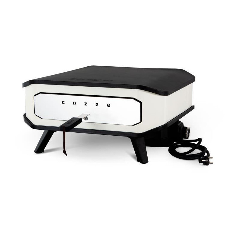 Electric pizza oven - COZZE - 2200 W - 60.5 x 60.5 x 30.5 cm - Black /