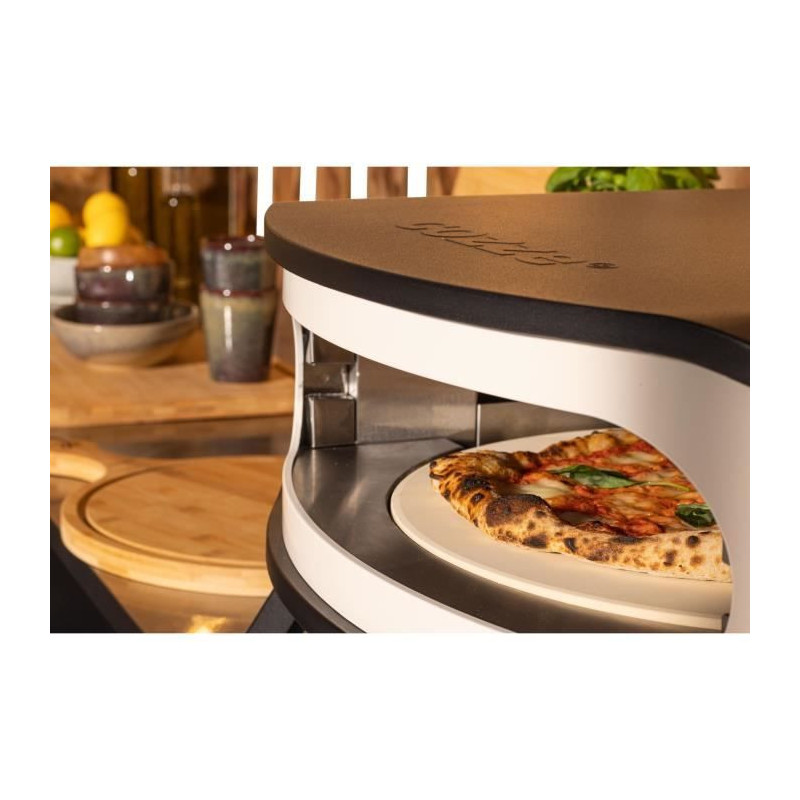 Gas pizza oven 17 - COZZE - 90426 - Rotary - Integrated thermometer an