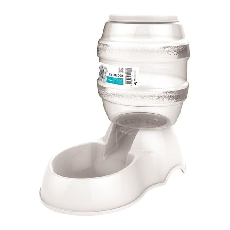 M-PETS Cylinder Crochet Dispenser - 3500ml - White - For Dog