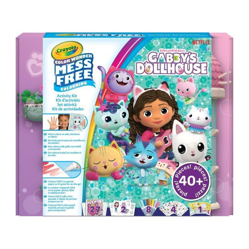 Coloring - CRAYOLA - Color Wonder Activity Kit Gabby's Dollhouse - Col