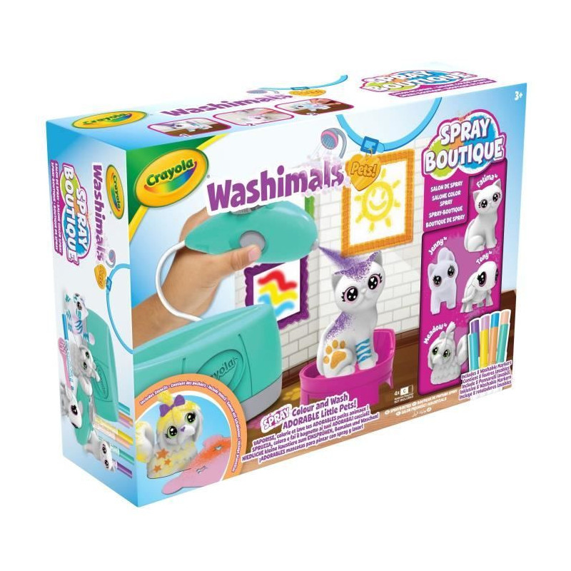 Coloring - CRAYOLA - Washimals Spray Boutique - Spray and color your a