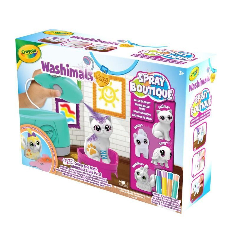 Coloring - CRAYOLA - Washimals Spray Boutique - Spray and color your a
