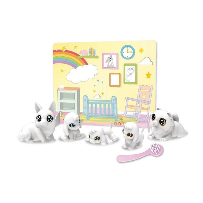 Coloring - CRAYOLA - Washimals Baby Pets Nursery Pack - Washable famil