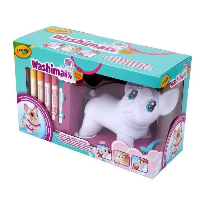 Coloring - CRAYOLA - Washimals Jumbo Dog - Washable giant dog to perso