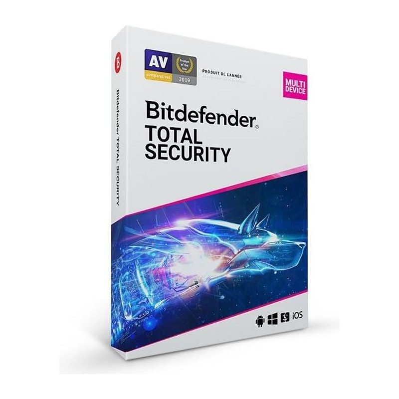 Bitdefender - Total Security 2021 software - 5 devices - 1 year