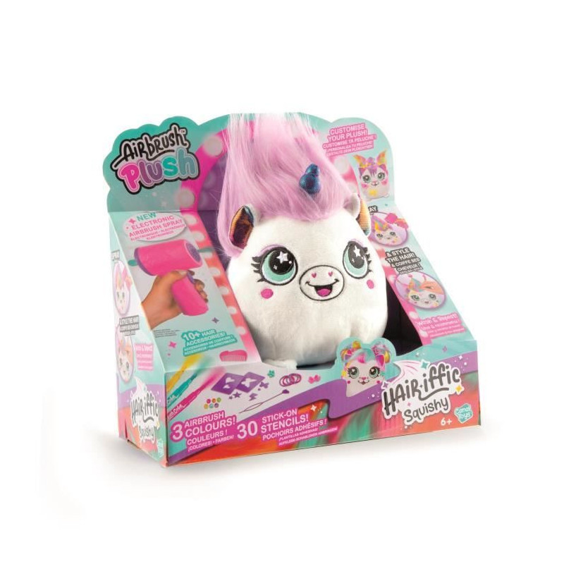 Canal Toys - Airbrush Plush - Squishy Hair'iffic plush to style and de