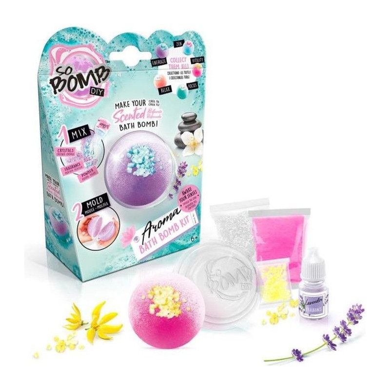 CANAL TOYS - So DIY - Kit individually for effervescent bath bomb - Ar