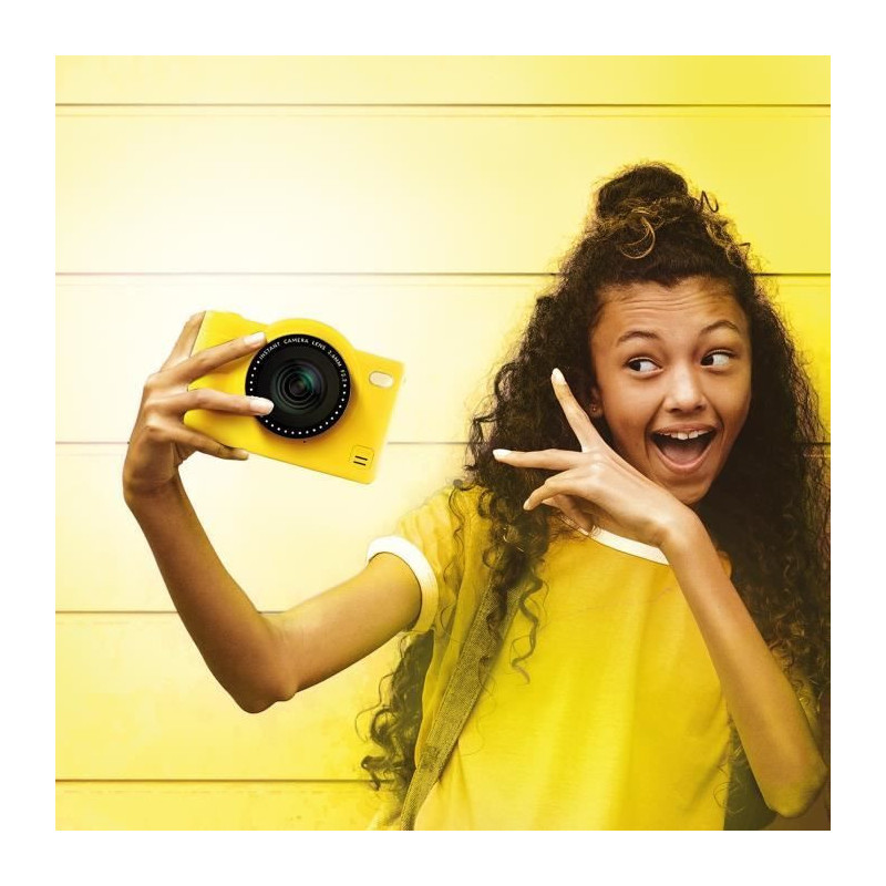 Canal Toys - Photo Creator - Pop Digital Camera Yellow Color - With 32