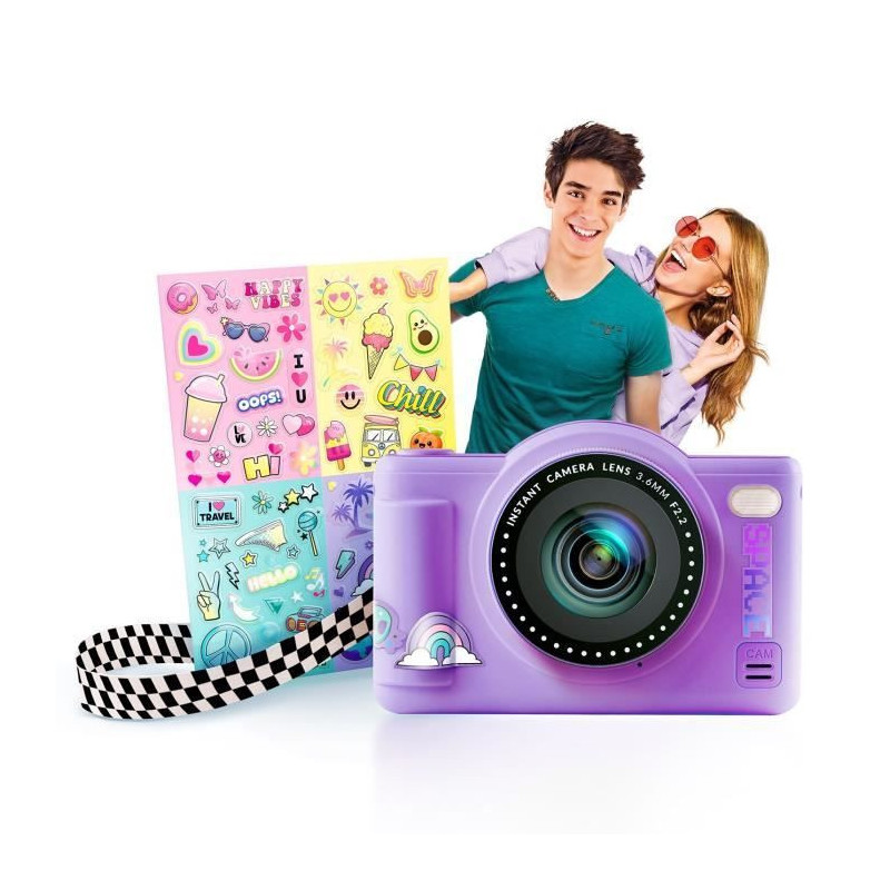 Canal Toys - Photo Creator - Pop Color Digital Camera Purple - With 32