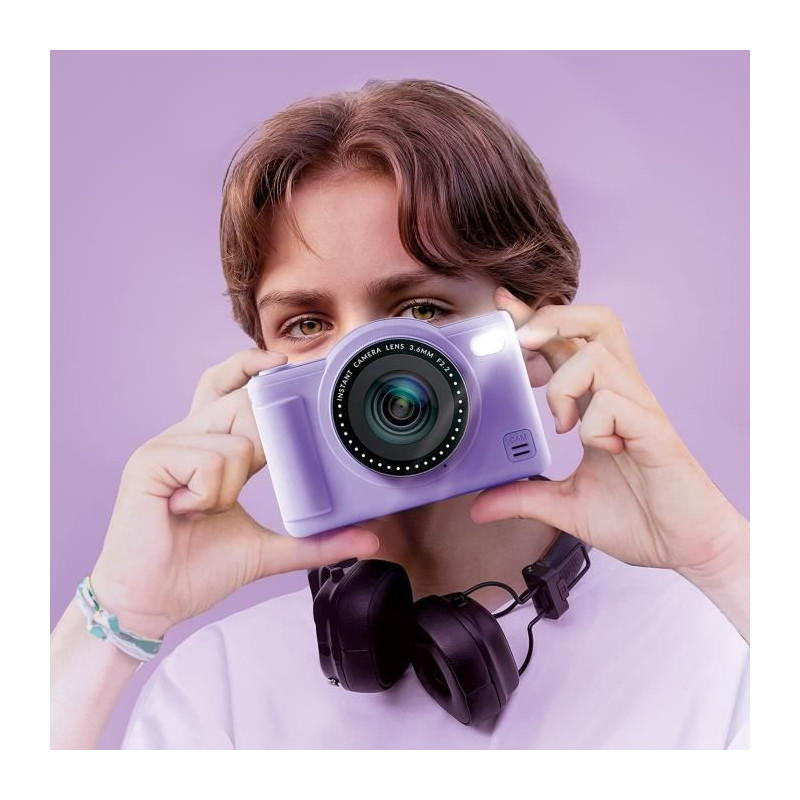 Canal Toys - Photo Creator - Pop Color Digital Camera Purple - With 32