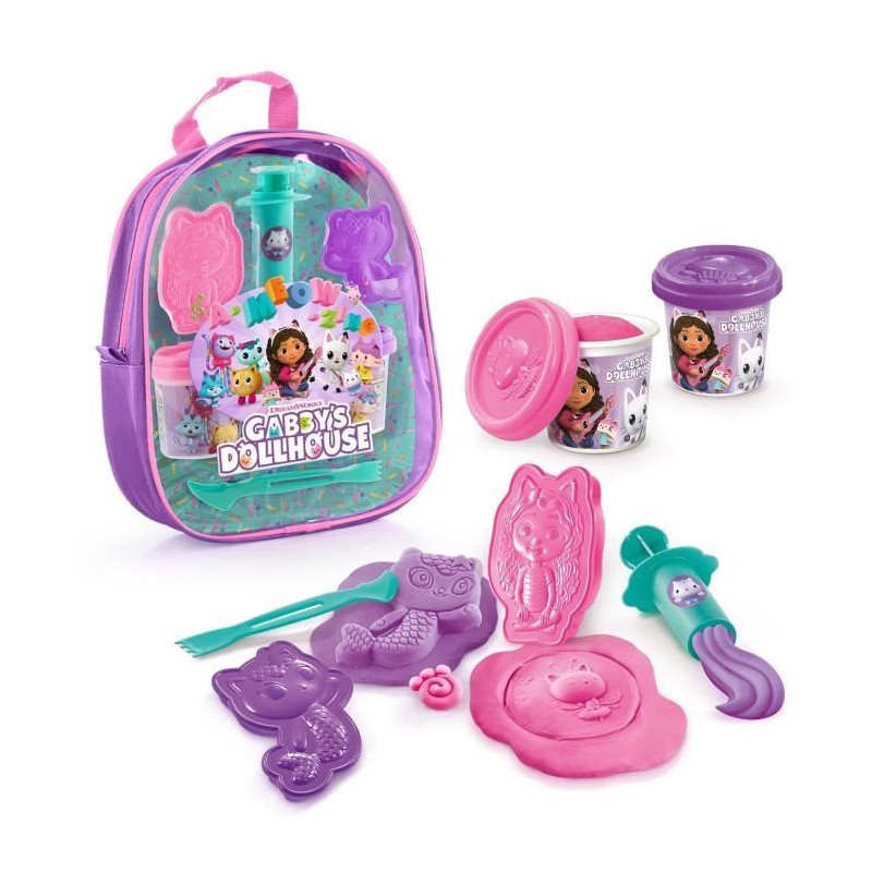 Canal Toys - GABBY AND THE MAGIC HOUSE - Modeling clay backpack - GAB