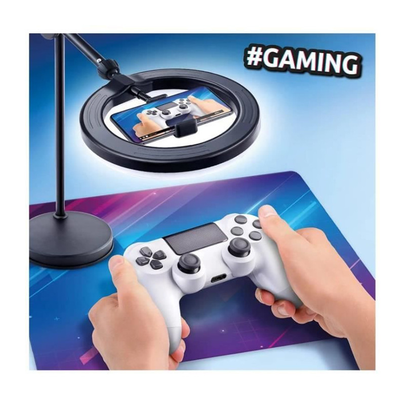 Canal Toys - 2-in-1 Video Studio with multicolored LED light ring, dou
