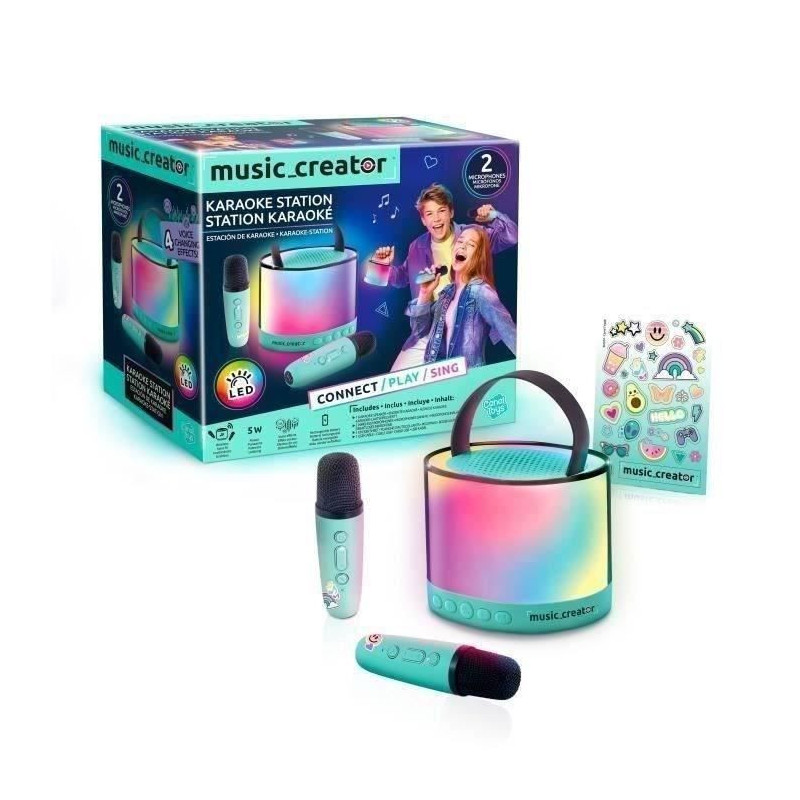 Canal Toys - Music Creator - Mini Karaoke Station - Luminous speaker w