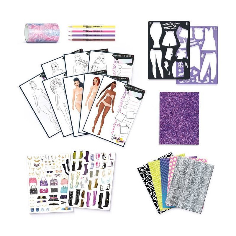 Style For Ever - Fashion Designer - Fashion kit - OFG 284 - Canal Toys