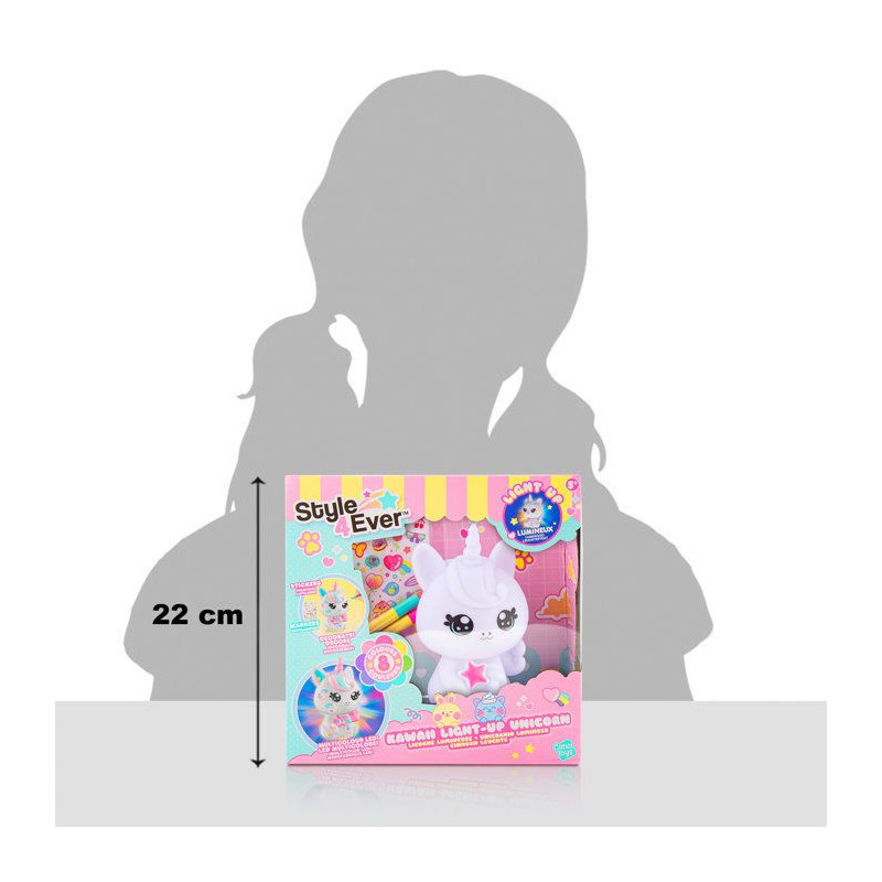 Canal Toys Style 4 Ever - Y2K DIY Luminous Unicorn to decorate - Colle