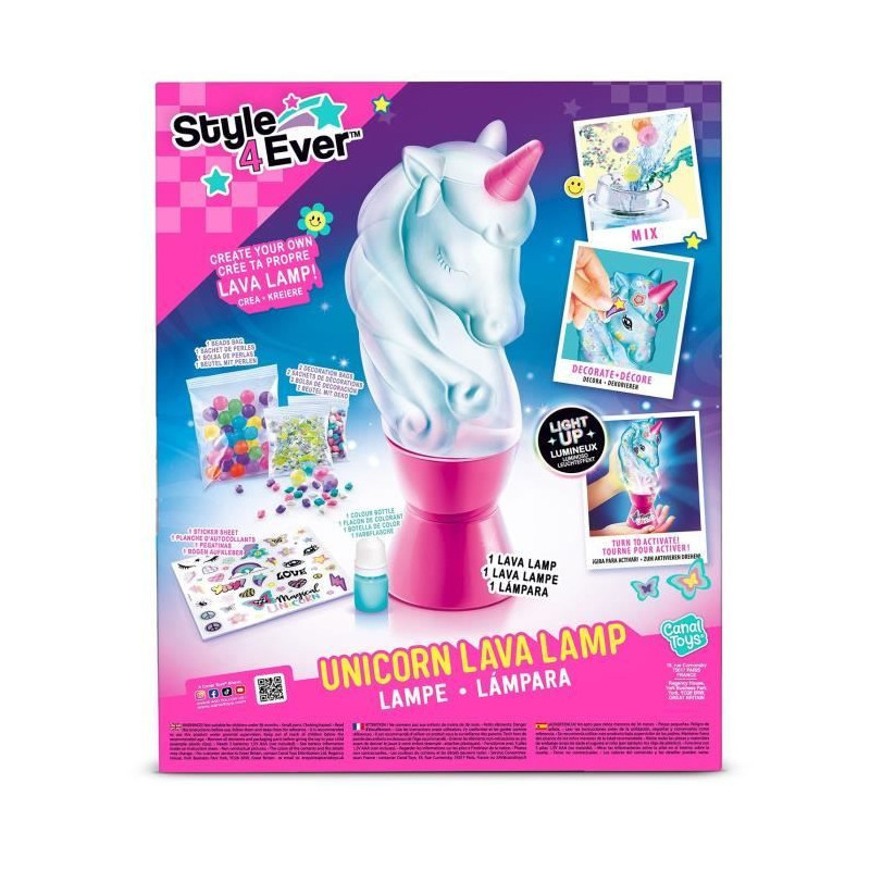 Canal Toys - Style For Ever - Lava Unicorn Lamp - OFG 297