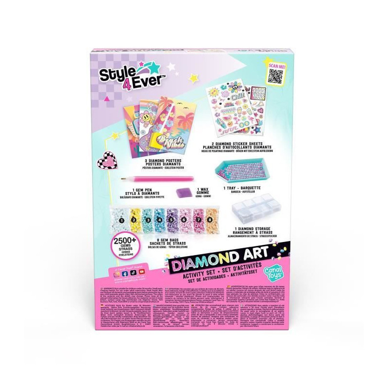 Canal Toys - STYLE 4 EVER - Diamond Art Kit - Compatible with the Diam