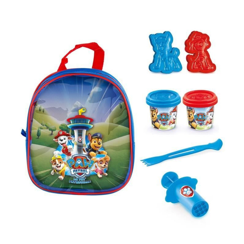 Pat Patrol - Backpack filled with modeling clay and accessories - Crea