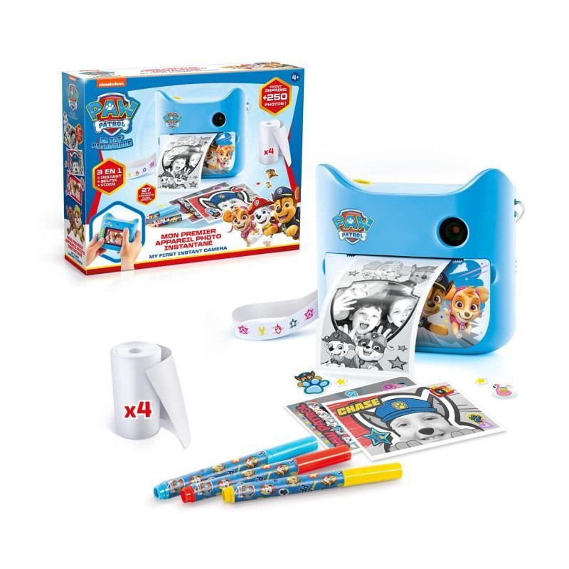 PAW PATROL - Instant print camera - PPC 037 - Canal Toys