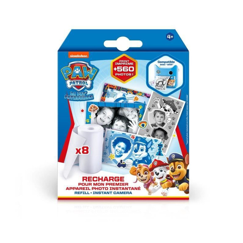 Canal Toys - Paw Patrol Instant Camera Refill - photo, selfie, video