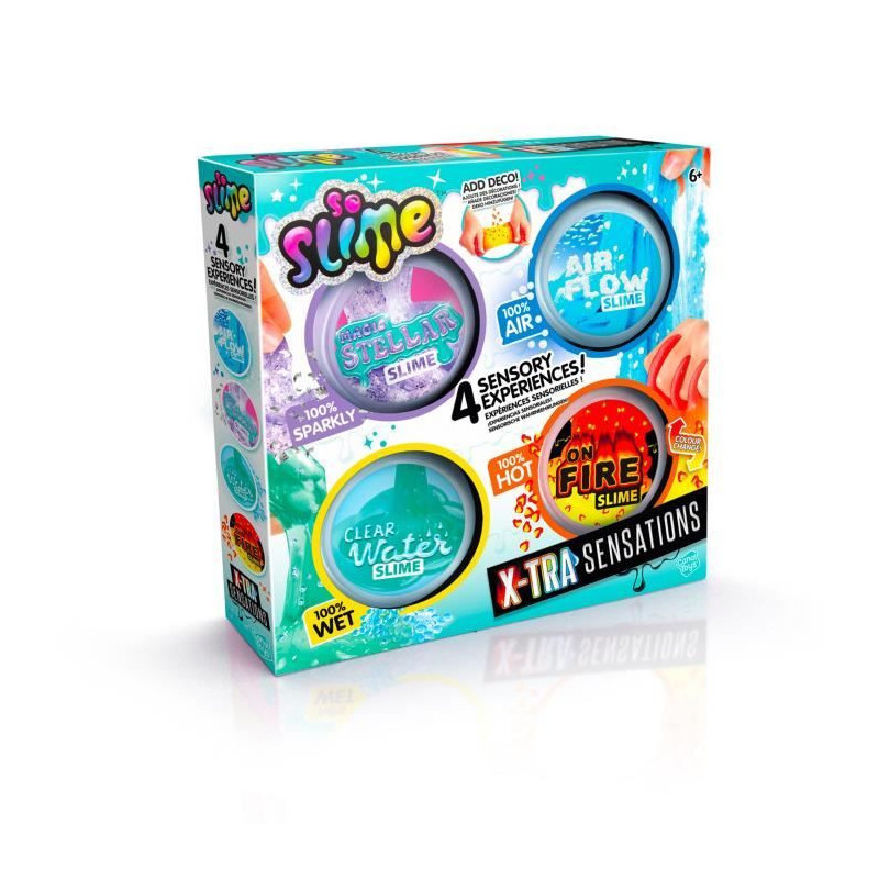 Canal Toys - SO SLIME DIY - Xtra Sensation Multipack - With 4 sensatio
