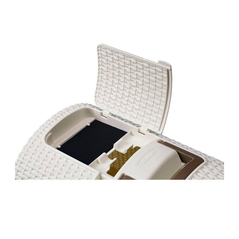 CURVER Maison de toilette - Ivory white - For cats